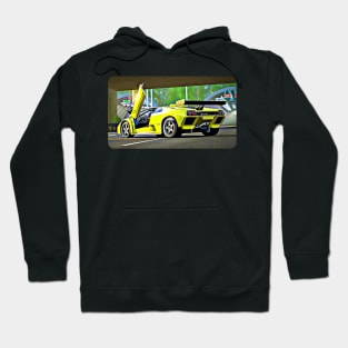 Diablo GT Cartoon Drawing Action Print Hoodie